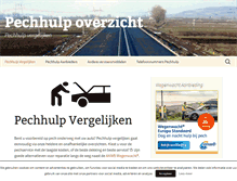 Tablet Screenshot of pechhulpoverzicht.nl